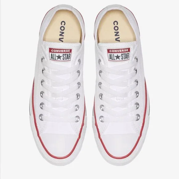 New Converse Chuck Taylor All Star Low-Top Sneakers – White - Picture 3 of 6